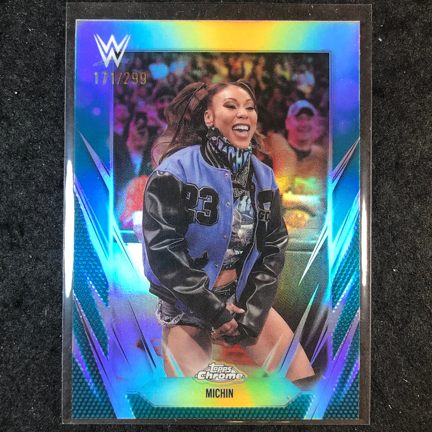 2026 Topps Chrome WWE MICHIN Base Teal /299 #32