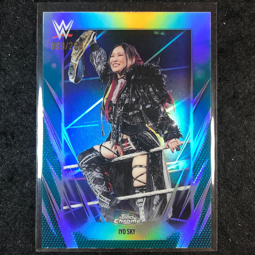 2026 Topps Chrome WWE IYO SKY Base Teal /299 #35