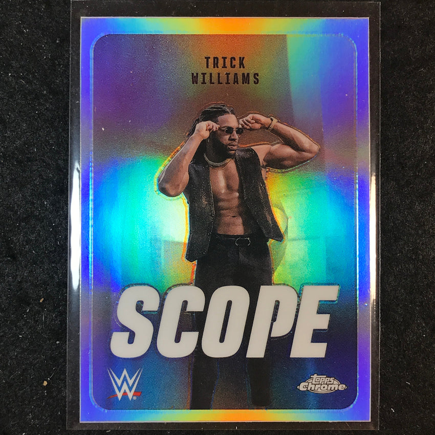 2026 Topps Chrome WWE TRICK WILLIAMS Scope Refractor #SCO-33