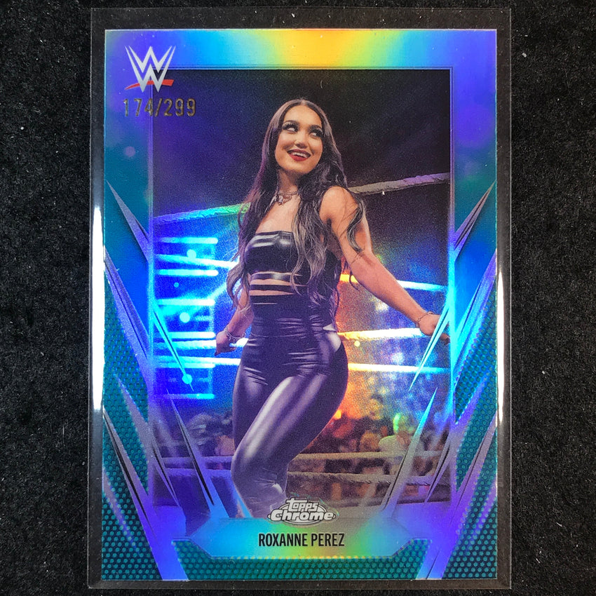 2026 Topps Chrome WWE ROXANNE PEREZ Base Teal /299 #65