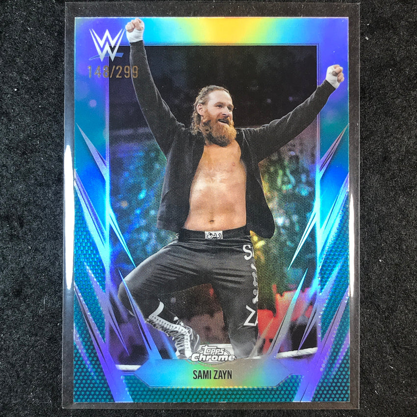 2026 Topps Chrome WWE SAMI ZAYN Base Teal /299 #67