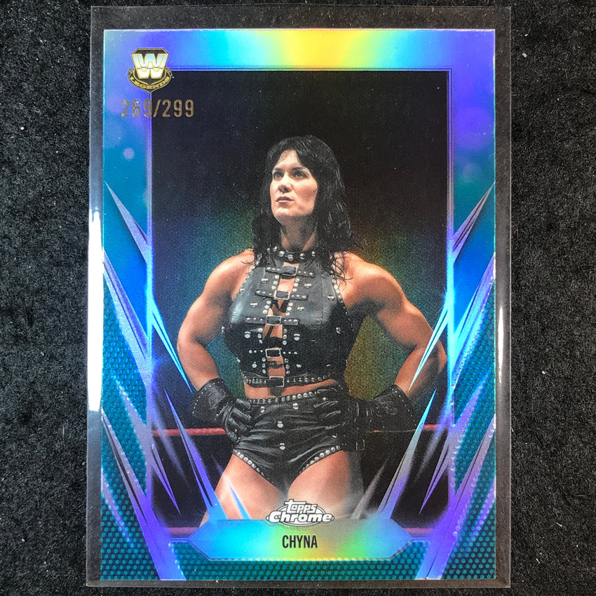 2026 Topps Chrome WWE CHYNA Base Teal /299 #85