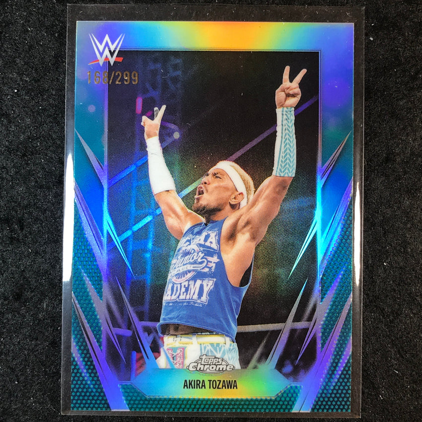 2026 Topps Chrome WWE AKIRA TOZAWA Base Teal /299 #88