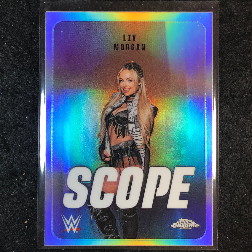 2026 Topps Chrome WWE LIV MORGAN Scope Refractor #SCO-34