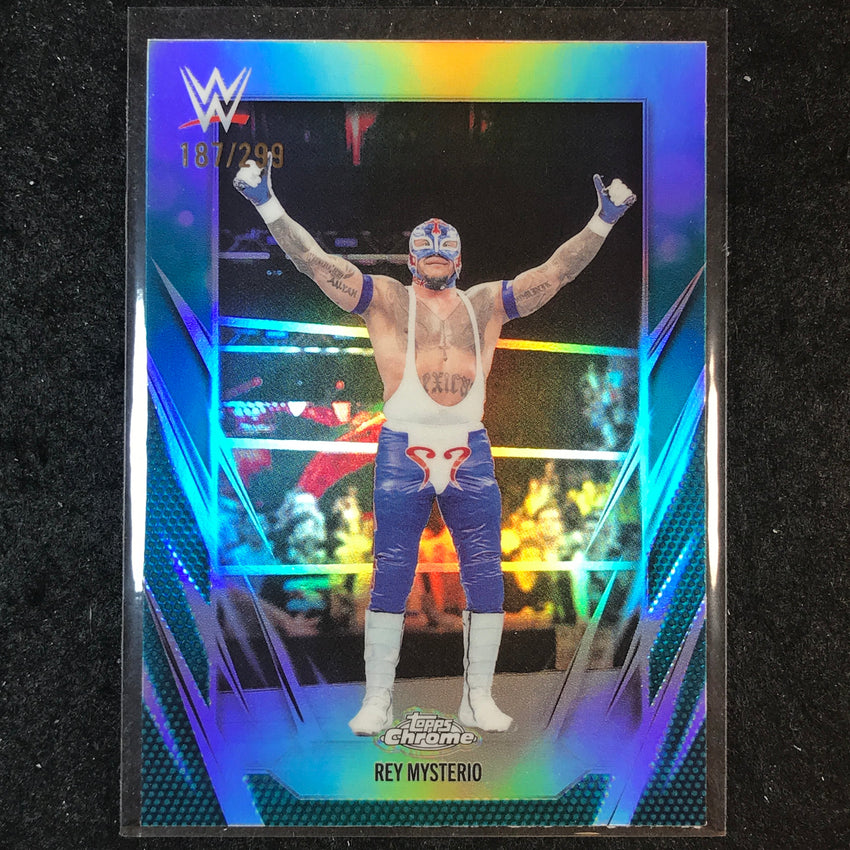 2026 Topps Chrome WWE REY MYSTERIO Base Teal /299 #97