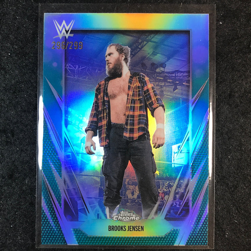 2026 Topps Chrome WWE BROOKS JENSEN Base Teal /299 #104