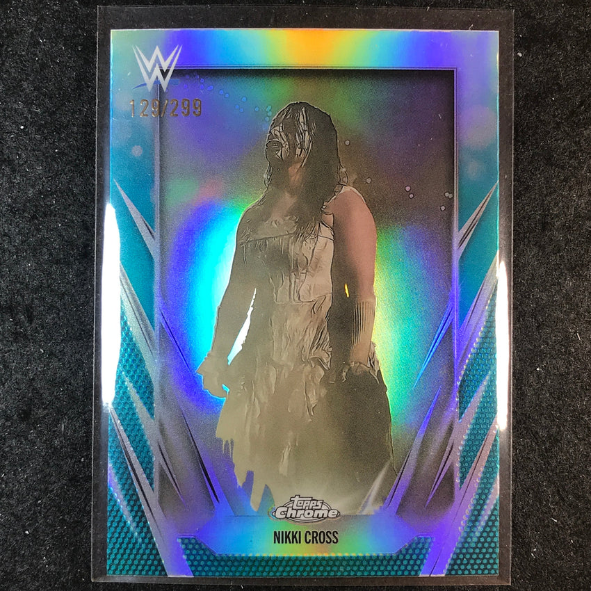 2026 Topps Chrome WWE NIKKI CROSS Base Teal /299 #132