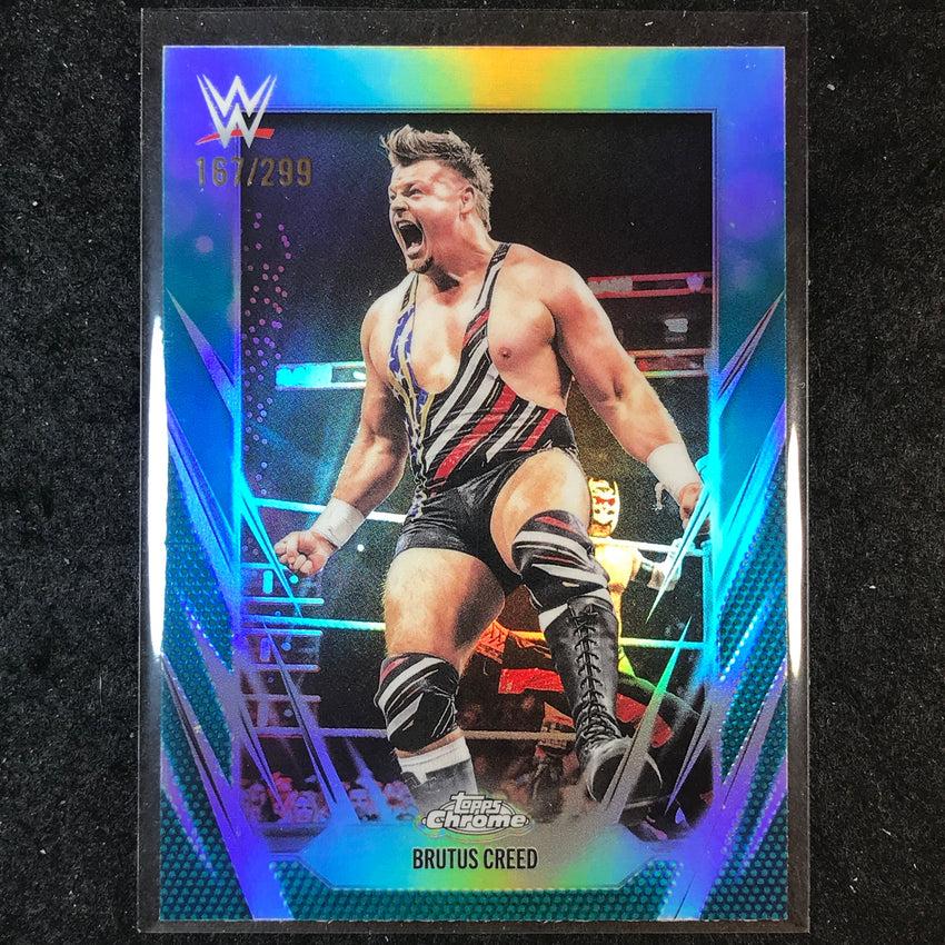 2026 Topps Chrome WWE BRUTUS CREED Base Teal /299 #140