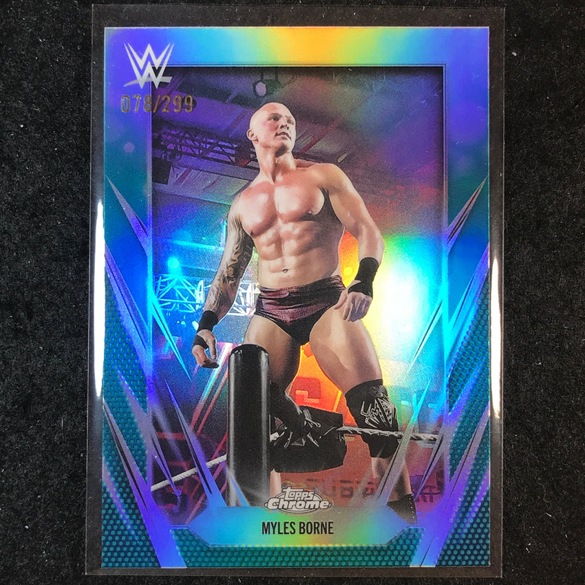 2026 Topps Chrome WWE MYLES BORNE Base Teal /299 #141
