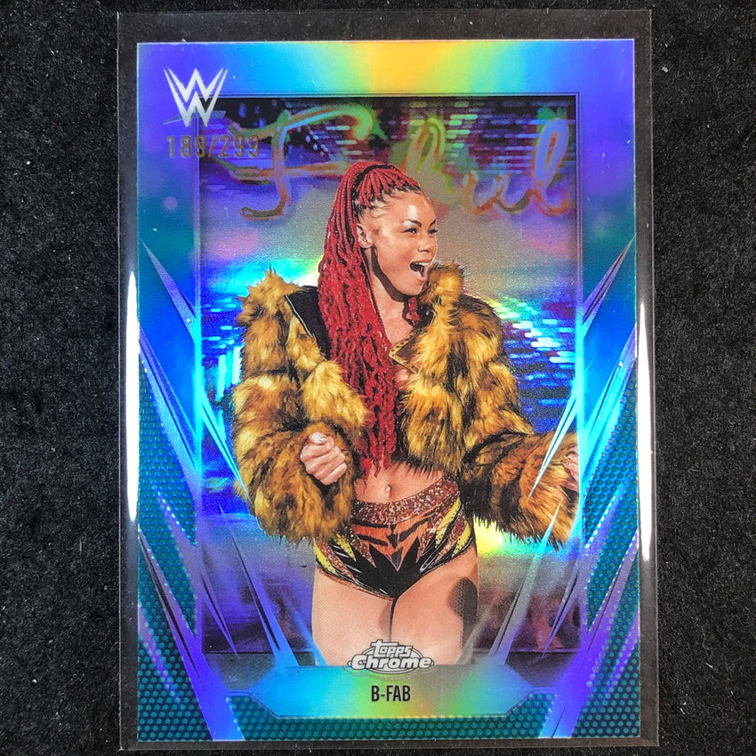 2026 Topps Chrome WWE B-FAB Base Teal /299 #143