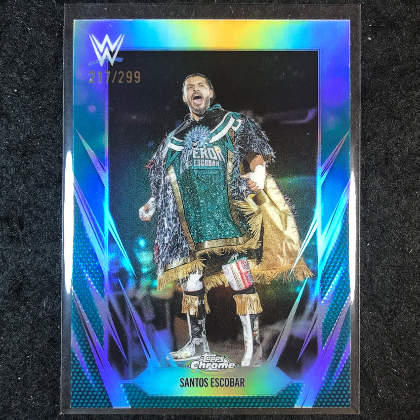 2026 Topps Chrome WWE SANTOS ESCOBAR Base Teal /299 #164