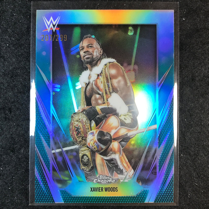 2026 Topps Chrome WWE XAVIER WOODS Base Teal /299 #192
