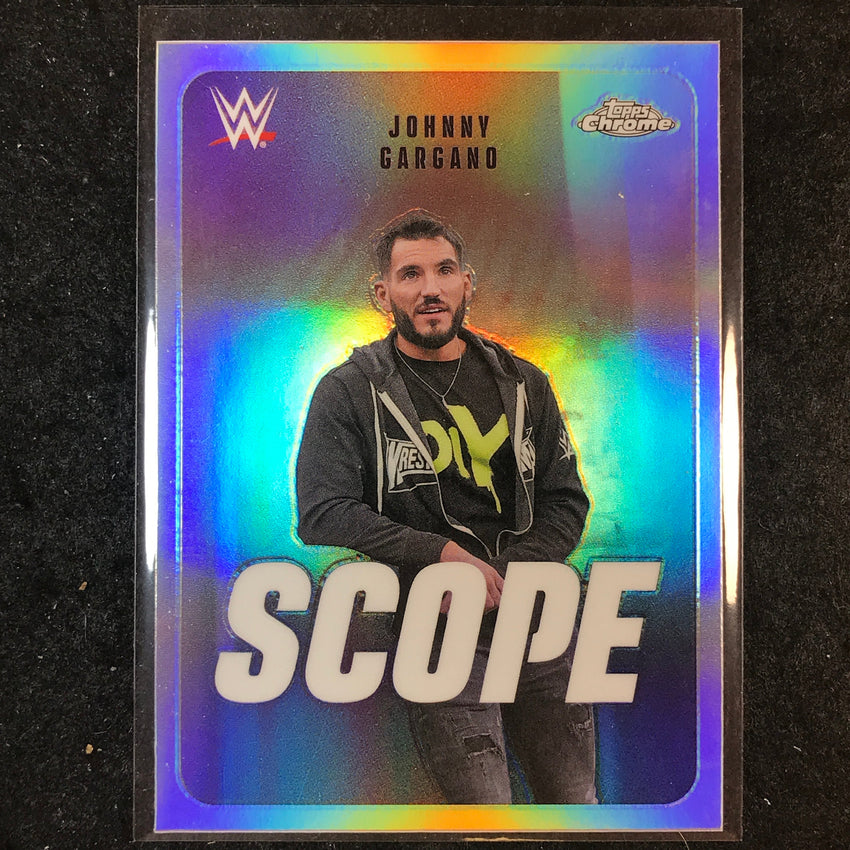 2026 Topps Chrome WWE JOHNNY GARGANO Scope Refractor #SCO-38