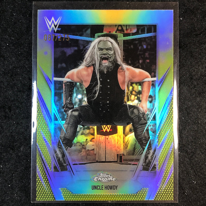 2026 Topps Chrome WWE UNCLE HOWDY Base Yellow /275 #13