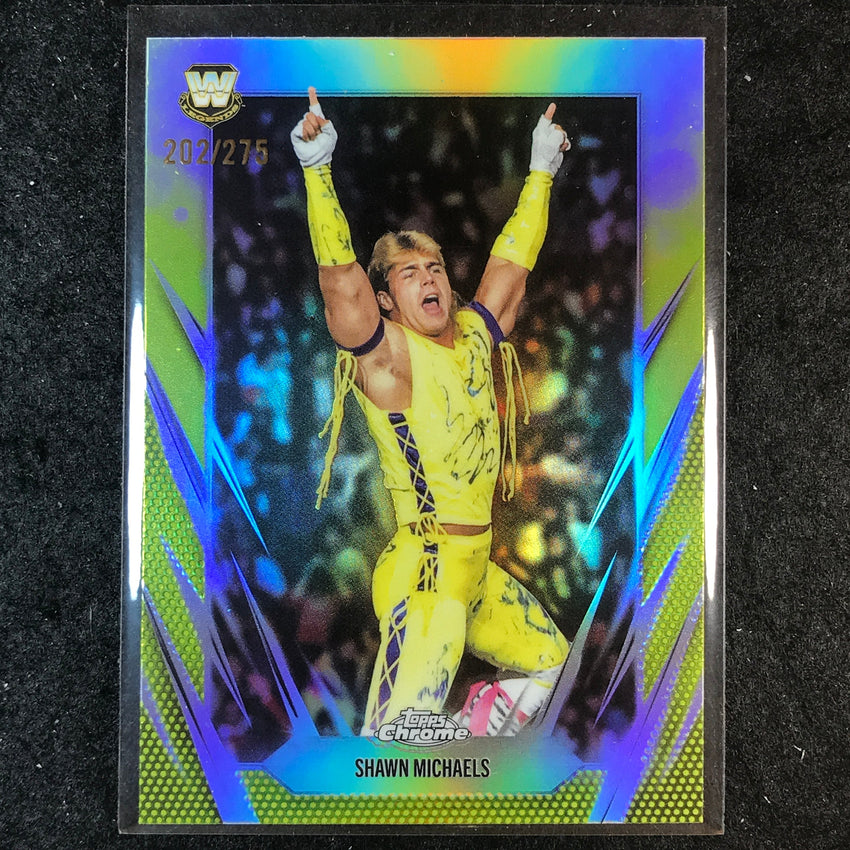 2026 Topps Chrome WWE SHAWN MICHAELS Base Yellow /275 #59