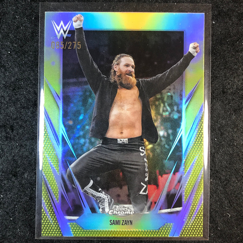 2026 Topps Chrome WWE SAMI ZAYN Base Yellow /275 #67