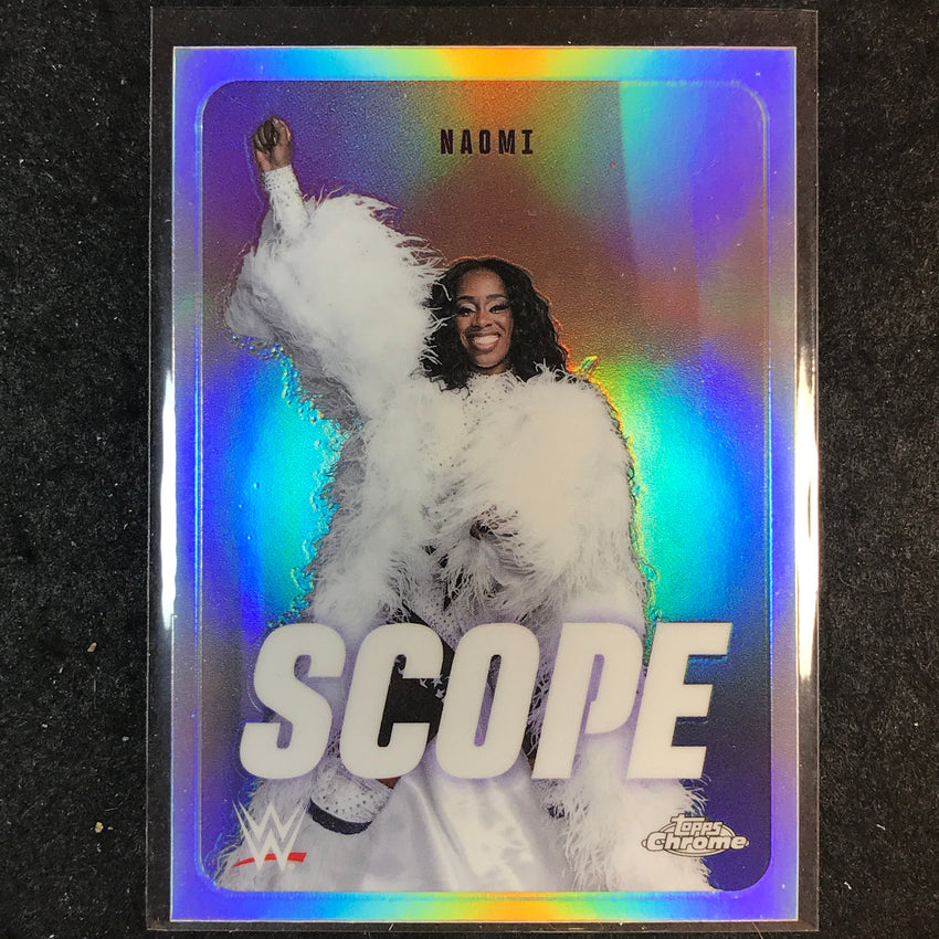 2026 Topps Chrome WWE NAOMI Scope Refractor #SCO-39