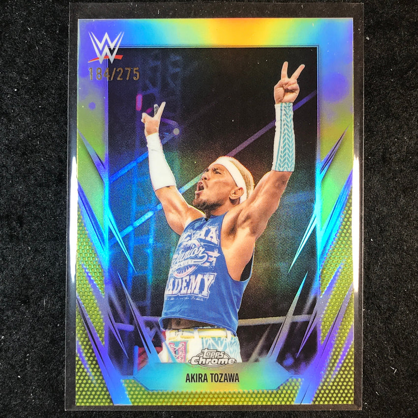 2026 Topps Chrome WWE AKIRA TOZAWA Base Yellow /275 #88