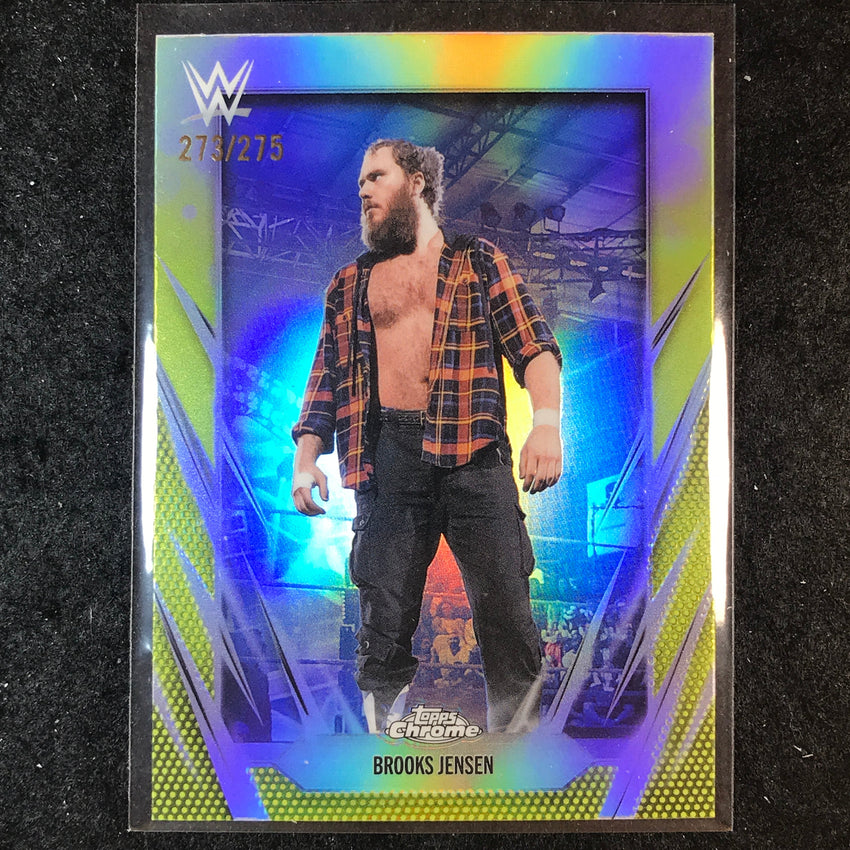 2026 Topps Chrome WWE BROOKS JENSEN Base Yellow /275 #104