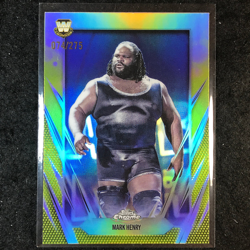 2026 Topps Chrome WWE MARK HENRY Base Yellow /275 #138