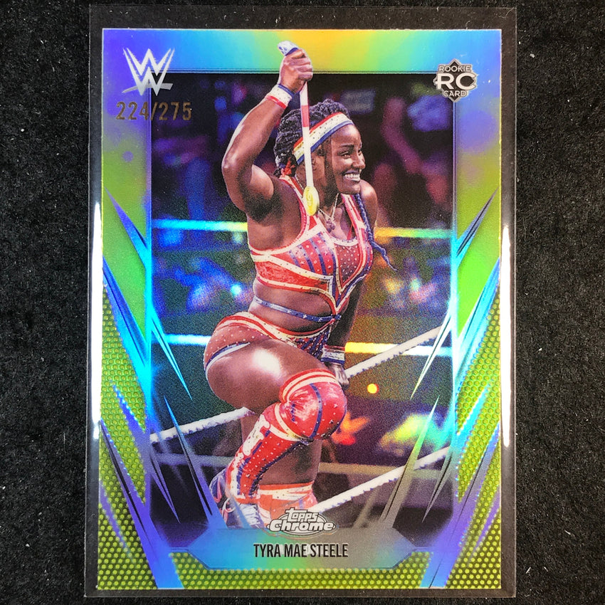 2026 Topps Chrome WWE TYRA MAE STEELE Rookie Base Yellow /275 #144