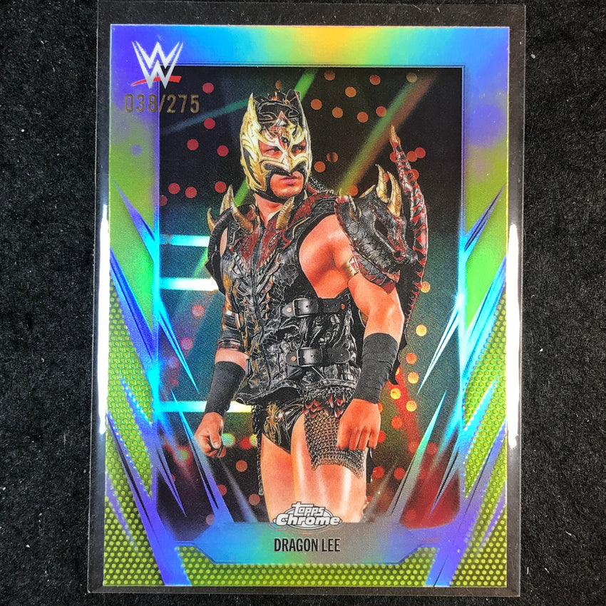 2026 Topps Chrome WWE DRAGON LEE Base Yellow /275 #155