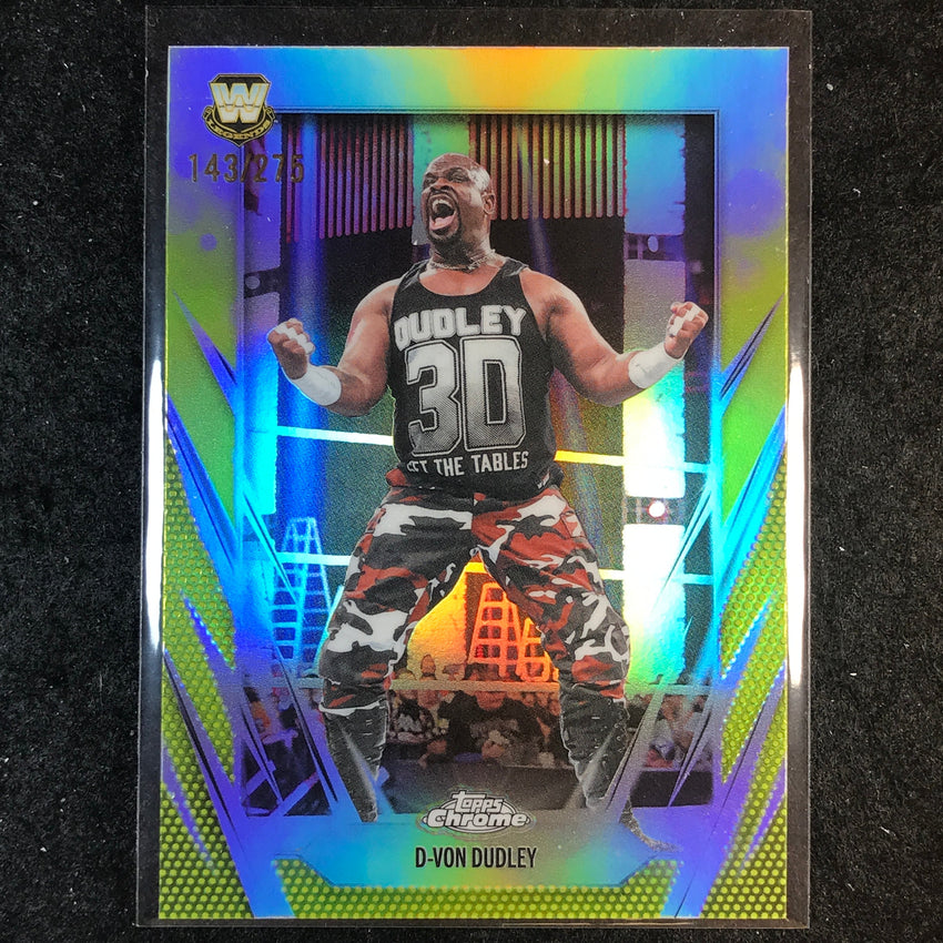 2026 Topps Chrome WWE D-VON DUDLEY Base Yellow /275 #198
