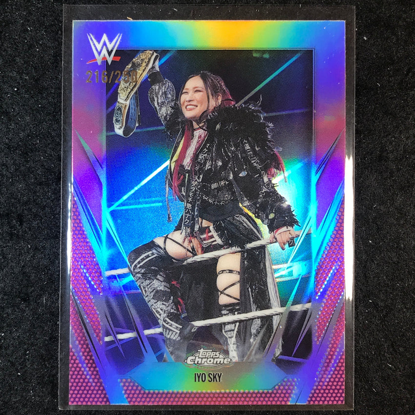 2026 Topps Chrome WWE IYO SKY Base Pink /250 #35