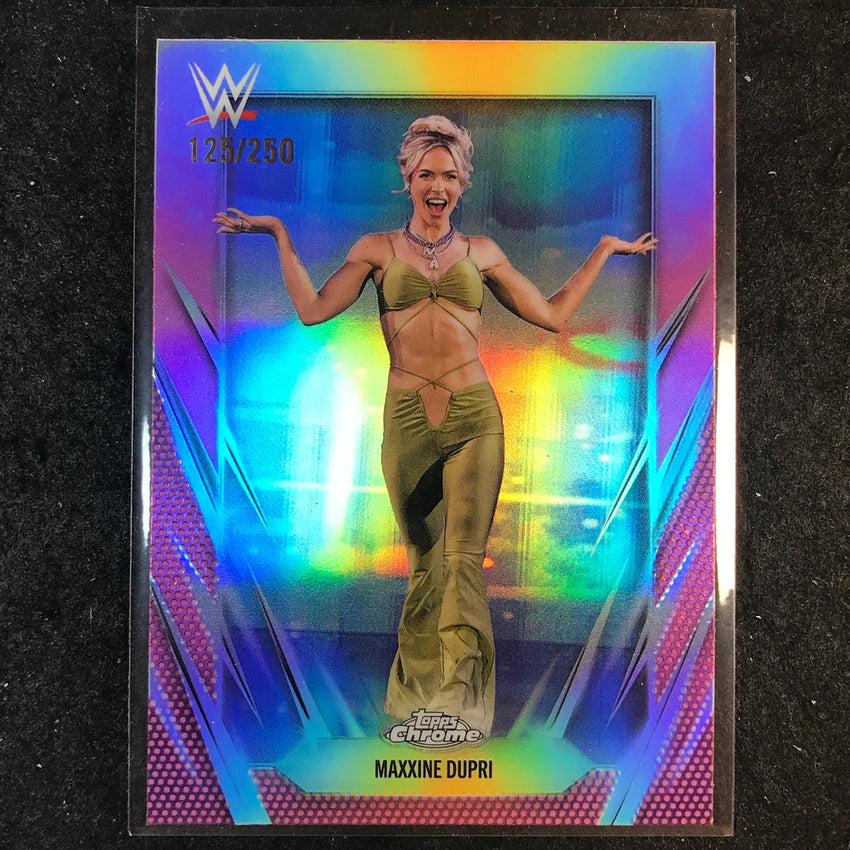2026 Topps Chrome WWE MAXXINE DUPRI Base Pink /250 #57