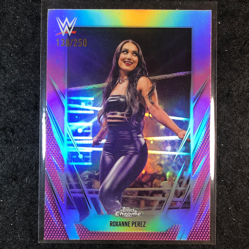 2026 Topps Chrome WWE ROXANNE PEREZ Base Pink /250 #65