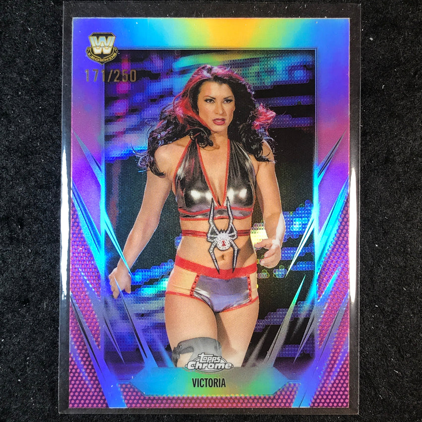 2026 Topps Chrome WWE VICTORIA Base Pink /250 #114