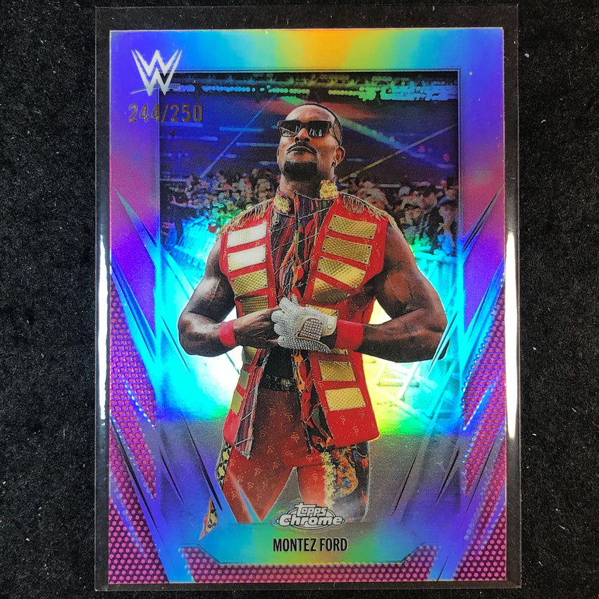 2026 Topps Chrome WWE MONTEZ FORD Base Pink /250 #150