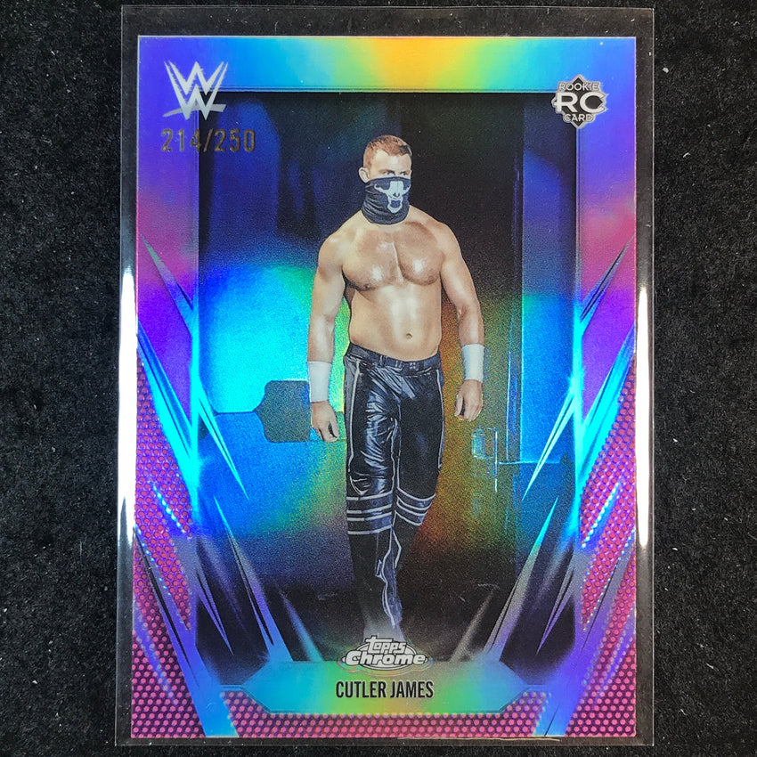 2026 Topps Chrome WWE CUTLER JAMES Rookie Base Pink /250 #157