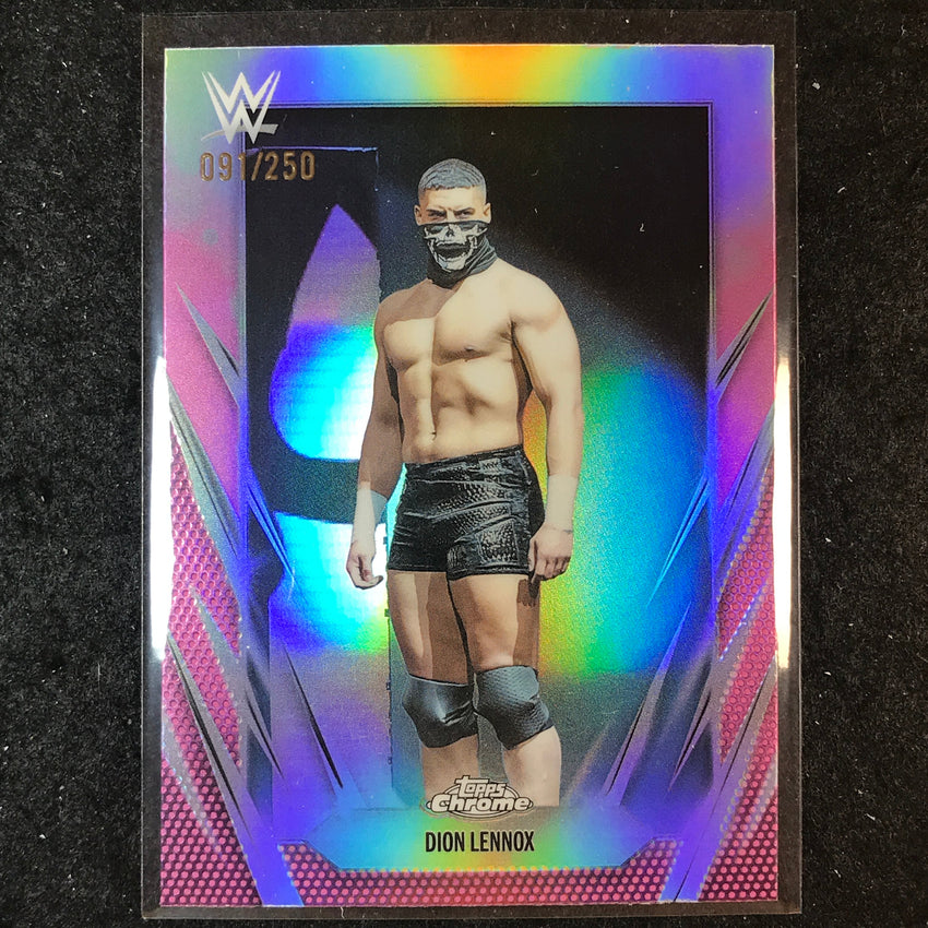 2026 Topps Chrome WWE DION LENNOX Base Pink /250 #160