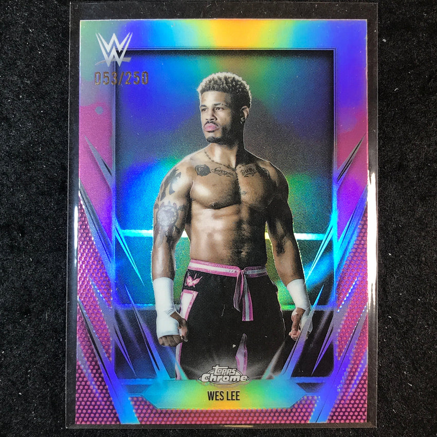 2026 Topps Chrome WWE WES LEE Base Pink /250 #180