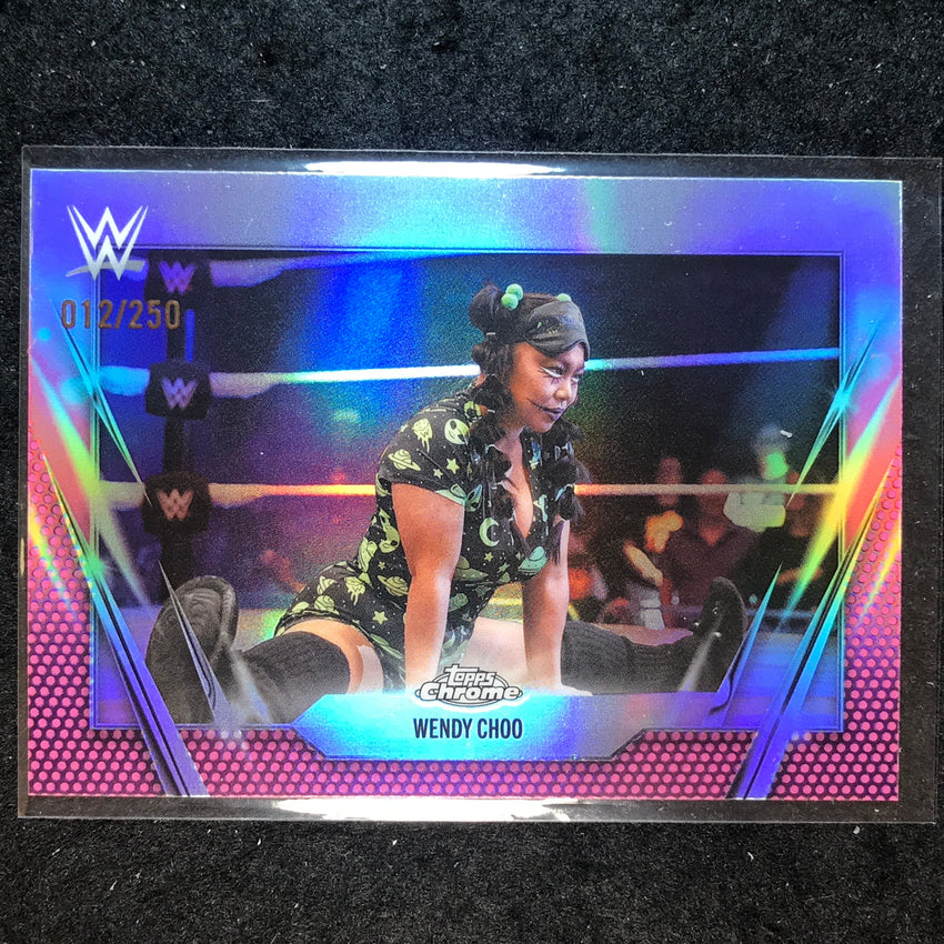 2026 Topps Chrome WWE WENDY CHOO Base Pink /250 #193