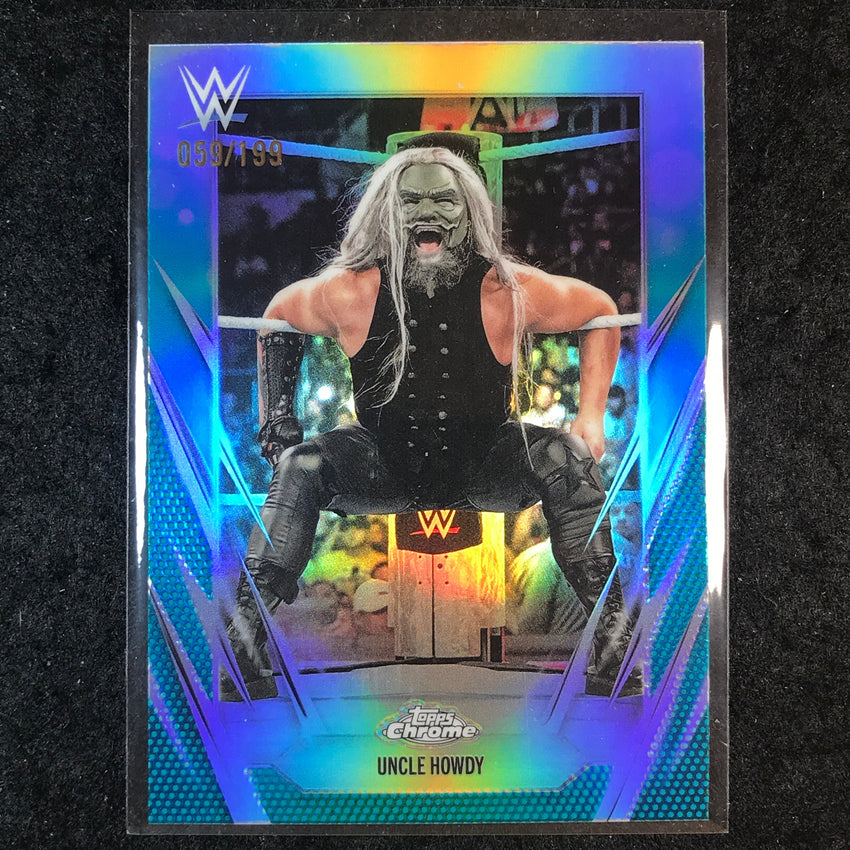 2026 Topps Chrome WWE UNCLE HOWDY Base Aqua /199 #13
