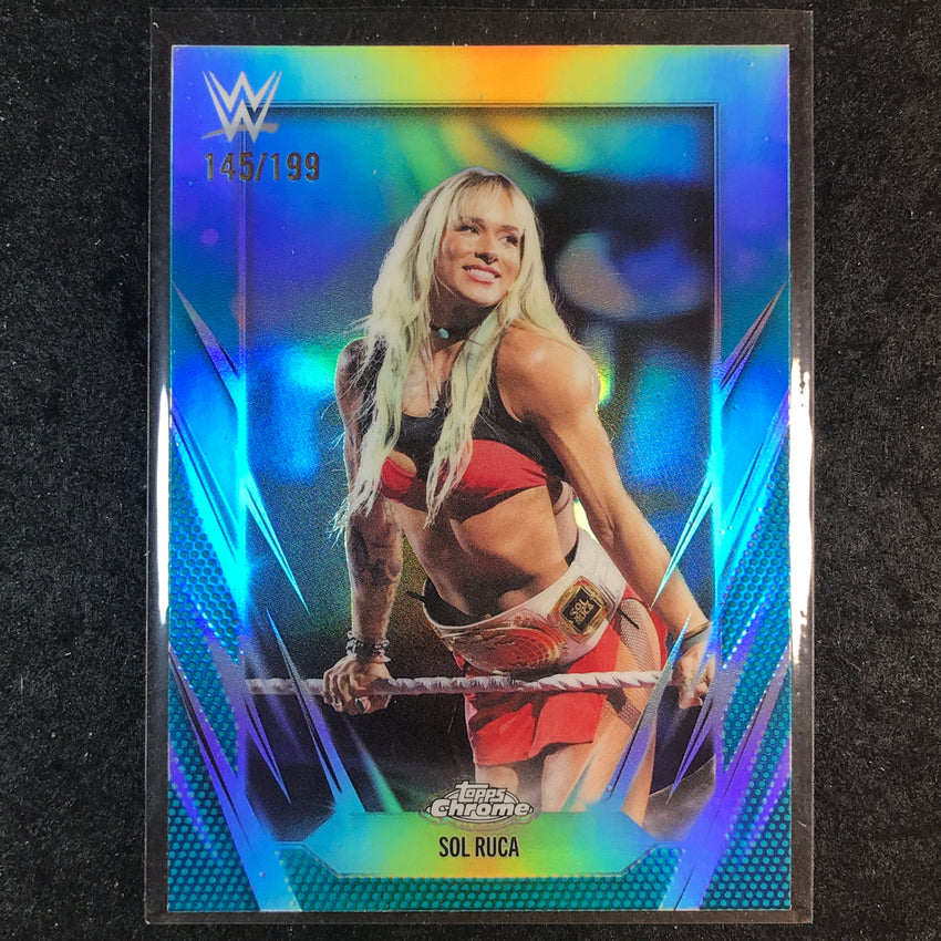 2026 Topps Chrome WWE SOL RUCA Base Aqua /199 #34