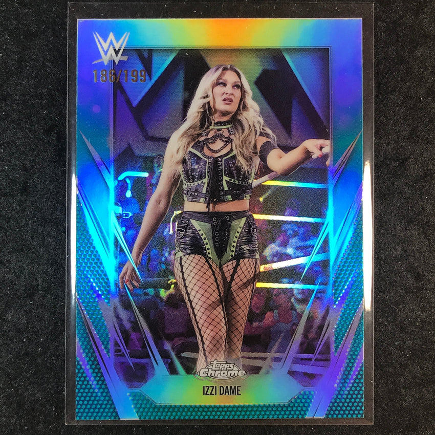 2026 Topps Chrome WWE IZZI DAME Base Aqua /199 #38