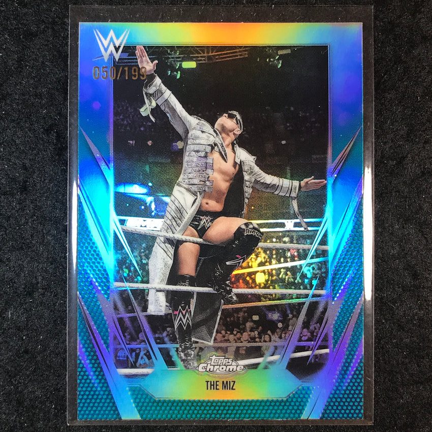 2026 Topps Chrome WWE THE MIZ Base Aqua /199 #48