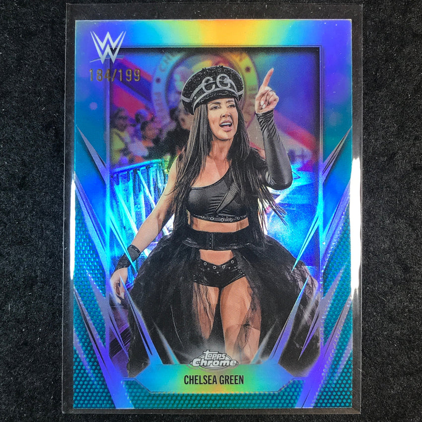 2026 Topps Chrome WWE CHELSEA GREEN Base Aqua /199 #80
