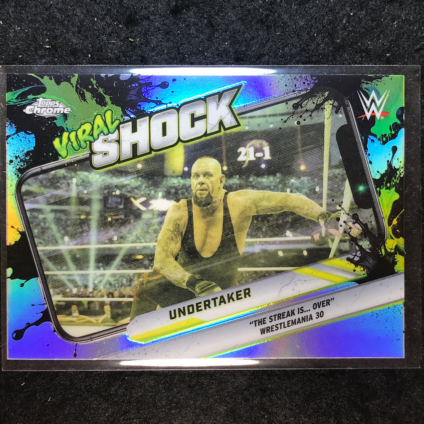 2026 Topps Chrome WWE UNDERTAKER Viral Shock Refractor #VIR-9