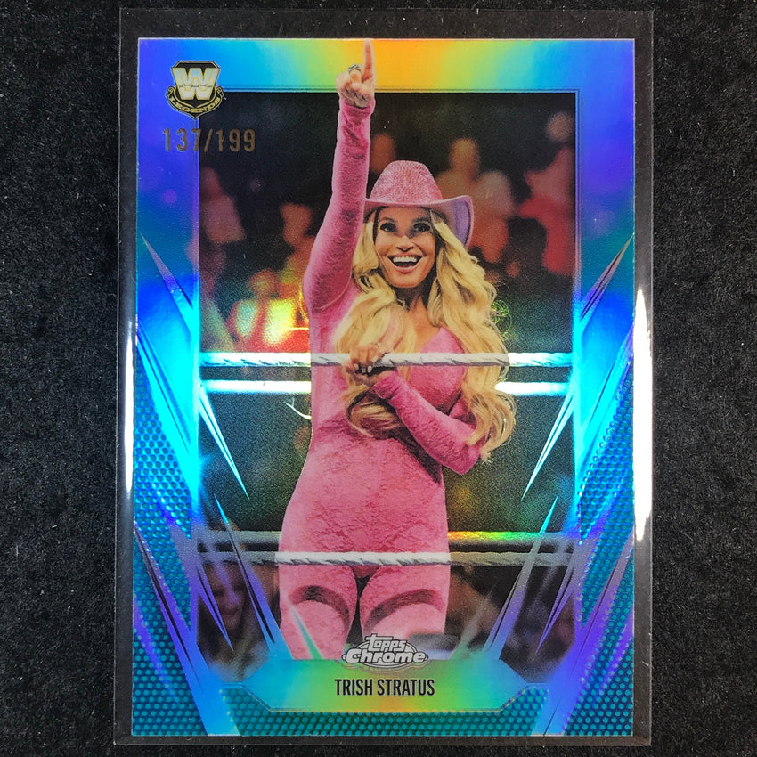 2026 Topps Chrome WWE TRISH STRATUS Base Aqua /199 #115