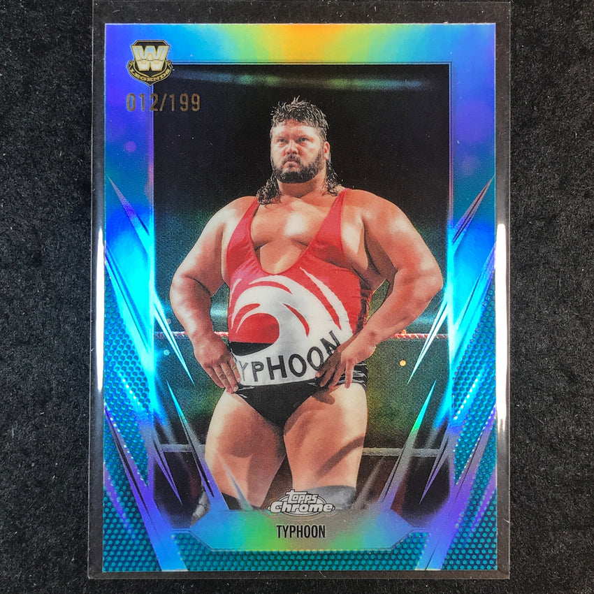 2026 Topps Chrome WWE TYPHOON Base Aqua /199 #119