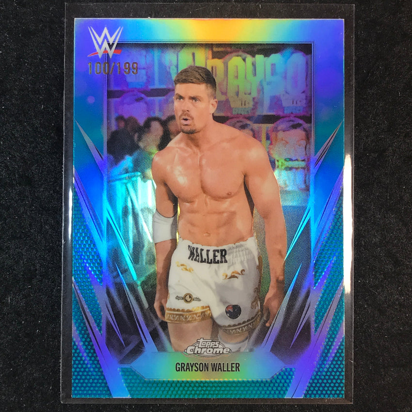 2026 Topps Chrome WWE GRAYSON WALLER Base Aqua /199 #137