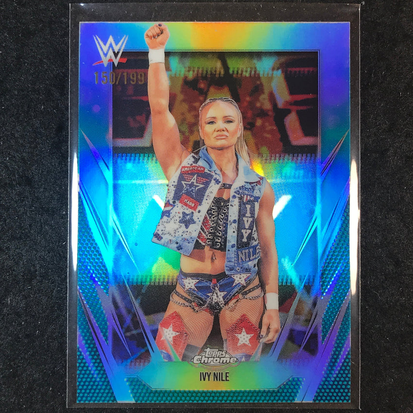 2026 Topps Chrome WWE IVY NILE Base Aqua /199 #181