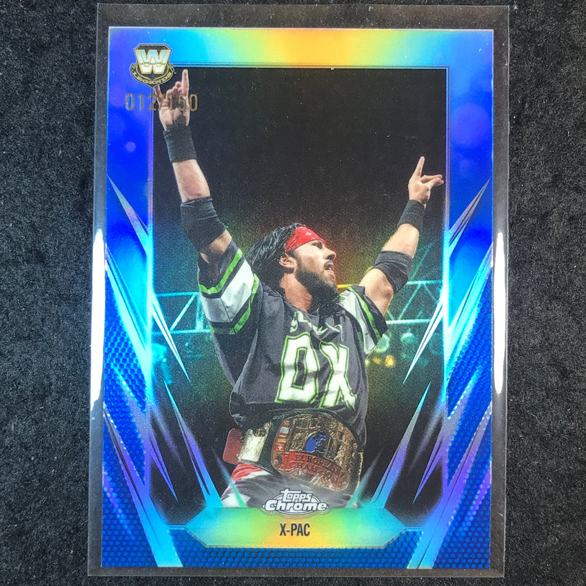2026 Topps Chrome WWE X-PAC Base Blue 12/150 #42