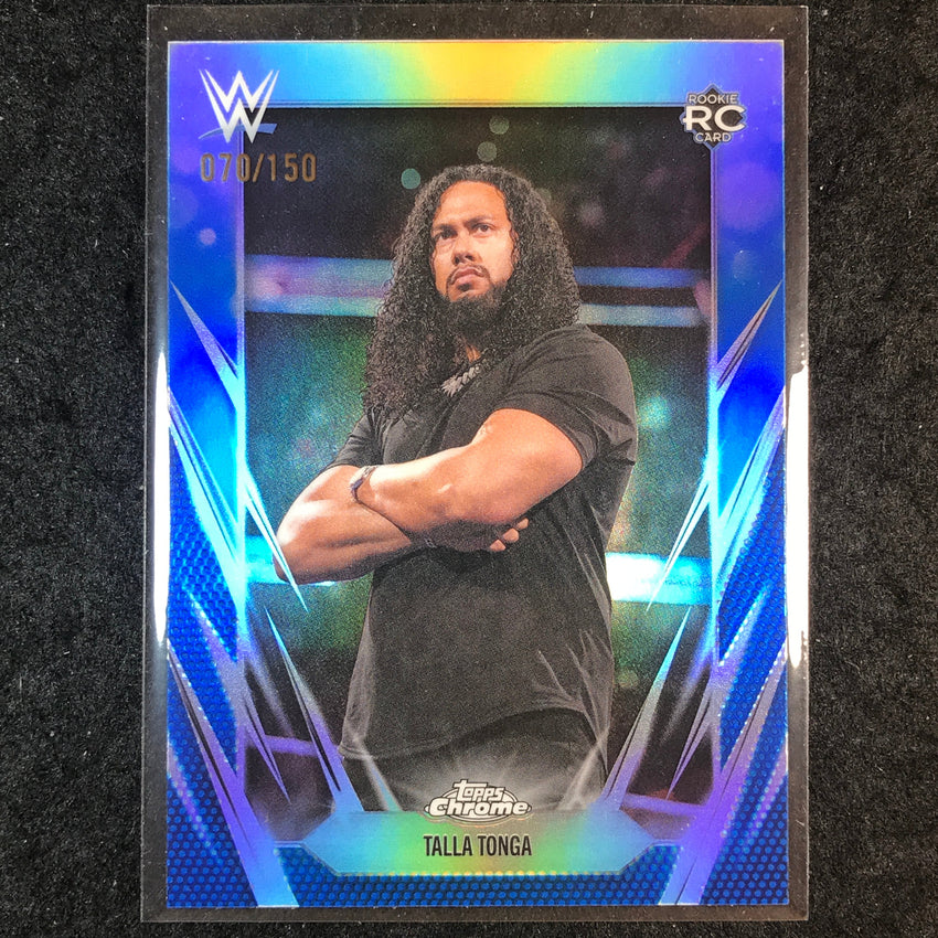 2026 Topps Chrome WWE TALLA TONGA Base Blue 70/150 #109