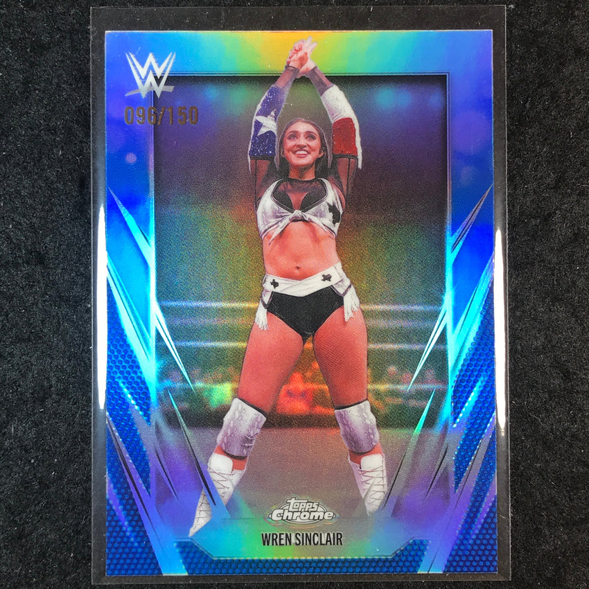 2026 Topps Chrome WWE WREN SINCLAIR Base Blue 96/150 #134