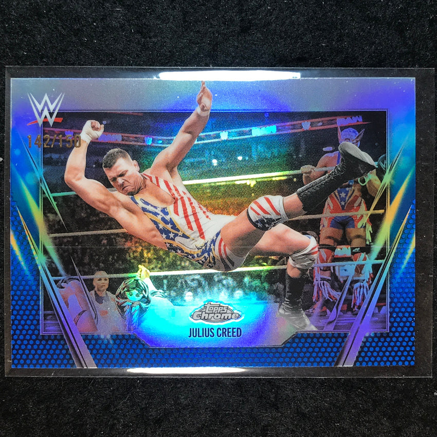 2026 Topps Chrome WWE JULIUS CREED Base Blue 142/150 #178